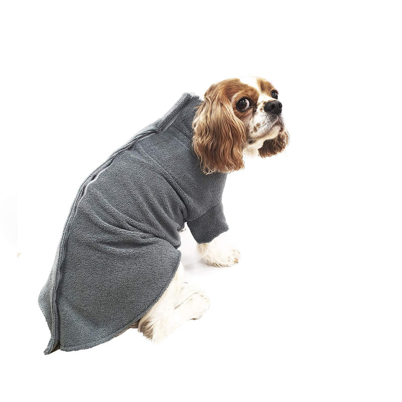 Ancol Simply Dry Deep Drying Dog Coat Large 70cm Grey - PawsPlanet Australia