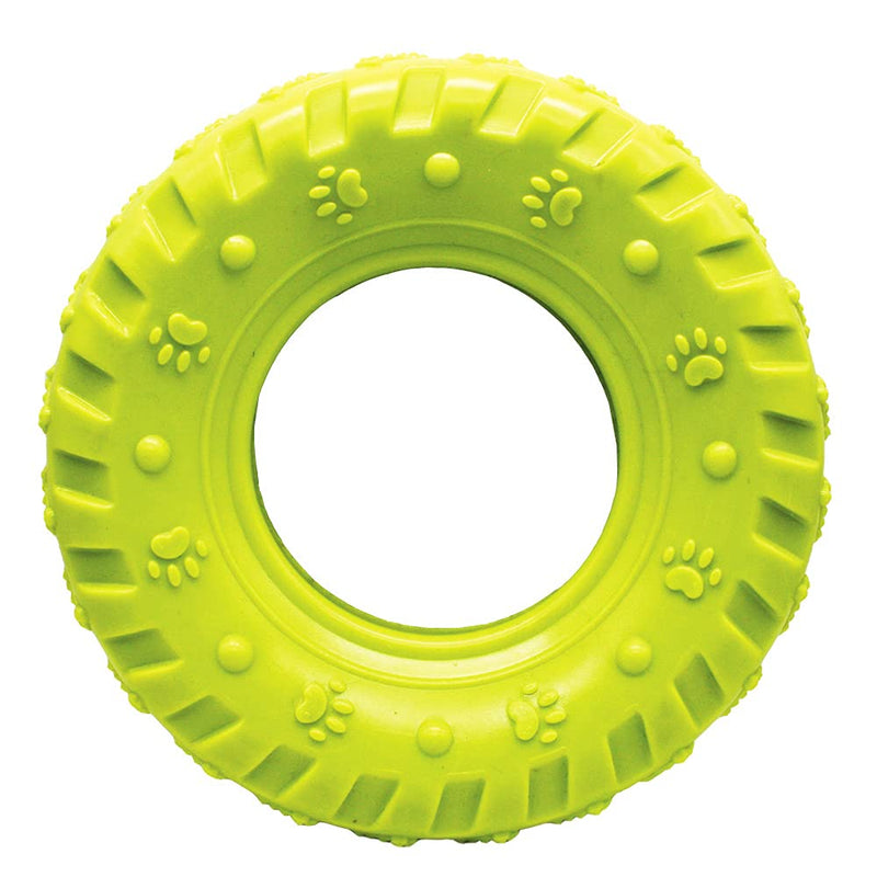 Happy Pet Grrrelli Tyre - Med Green - PawsPlanet Australia