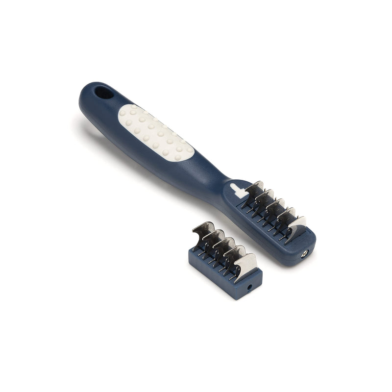 Mikki Doodles Dog Grooming De-Matting Tool, Heat Treated Micro Serrated Blades, Left & Right Hand Use, for Poodle Crossbreeds, One Size De-Matter - PawsPlanet Australia