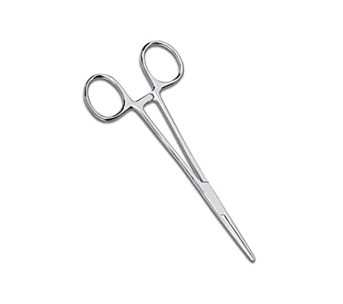 Kelly 15cm Pet Grooming Hemostat, Hair Pulling Forceps, Locking Tweezers (Straight) Straight - PawsPlanet Australia