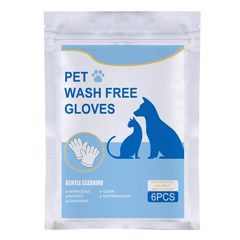 Pet No Washing Glove，Gloves For Pet Grooming，Bathing And Grooming，Pet Cleaning Supplies For Dogs And Cats