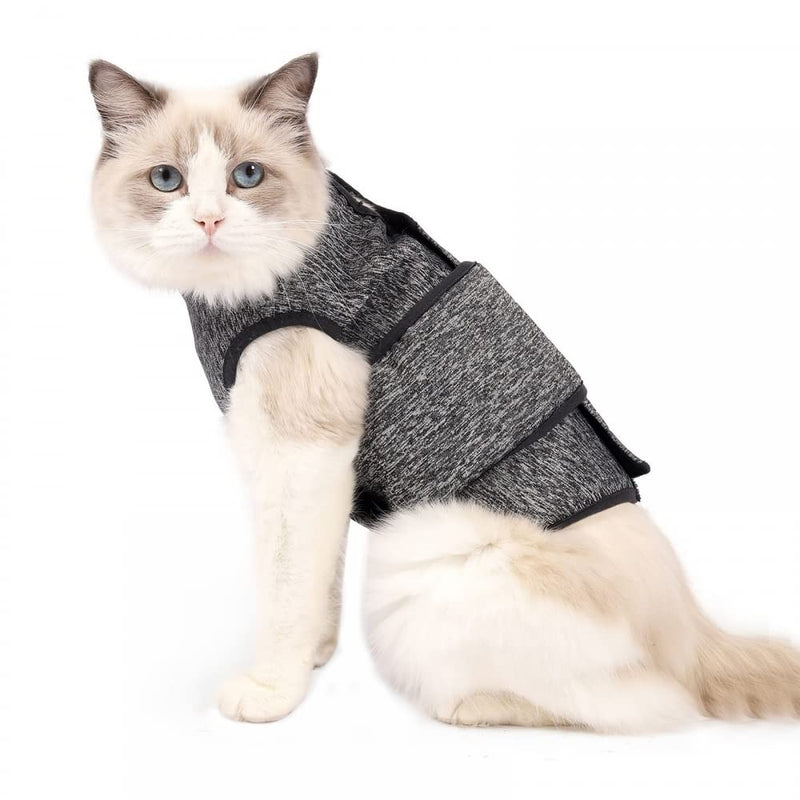Cat Anxiety Jacket,Pet Anxiety Relief Coat Stress Cats Calming Wrap for Fireworks, Travel, Separation M