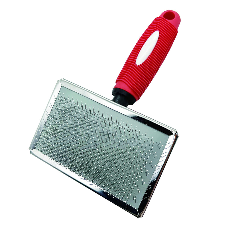 Gentle Slicker Brush for Dogs & Cats with Sensitive Skin, Protective Round Tips for Pain-Free Grooming, Removes Mats & Loose Undercoat, Ideal for Labradoodles & Short to Medium Haired Dogs - PawsPlanet Australia