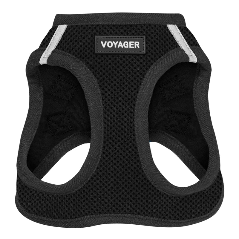 Voyager Step-in Air Cat Harness - All Weather Mesh Step in Vest Harness for Small and Medium Cats by Best Pet Supplies - Harness (Black), XXXS (Chest: 9.5-10.5") Harness (Black) XXXS (Chest: 11 - 12" * Fit Cats) - PawsPlanet Australia