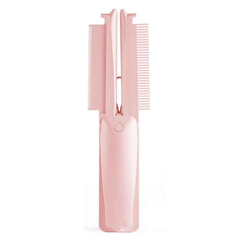 Cat Brush Dog Brush Foldale All-in-One Pet Brush Cat and Dog Grooming Brush Comb Deshedding Tool with Pet Hair Remover Roller for Dogs Cats Pet Pink - PawsPlanet Australia