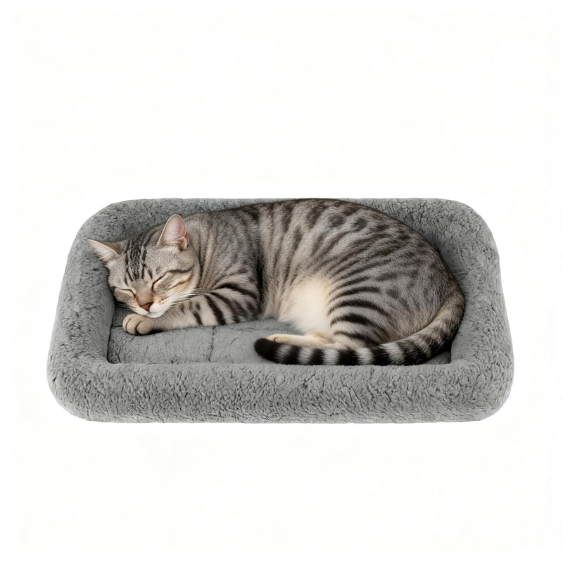PETLESO Cat Beds Rectangular Small Dog Bed Washable Cosy Soft Pet Cushion Cats Pillow for Pet Basket/Cat Tree/Basket/Carrier, 56cm x 41cm 56 x 41 x -- cm (L x W x H) - PawsPlanet Australia