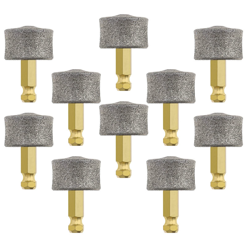 10PCS Dog Nail Grinder Head Replacement Pet Nail Grinder Tips Emery Grinding Head for Most Pet Electric Claw Nail Grooming Tools
