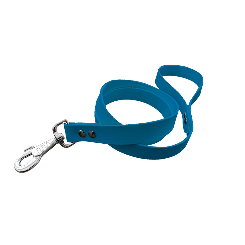 L'Atelier du Fourmilier Dog Leash in BioThane material, Width 25 mm (Blue)