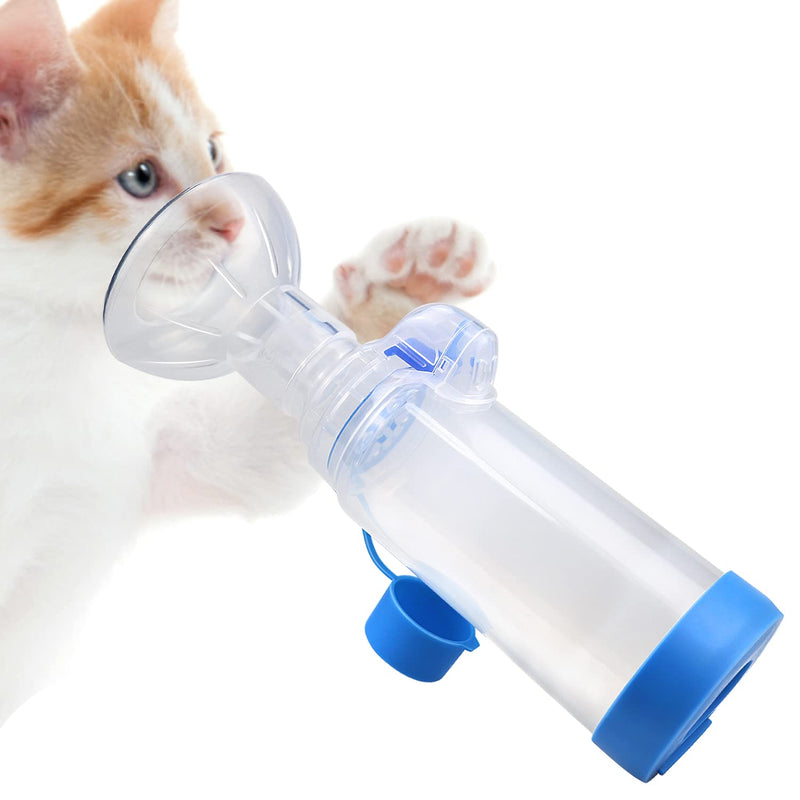 Chamber for Pets Inhaler Spacer for Cat or Dog Handheld Spacer with Exclusive Breathing Indicator (for cats)