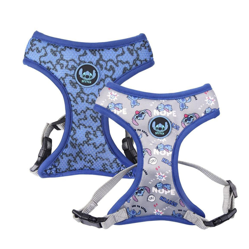 CERDÁ LIFE'S LITTLE MOMENTS Stitch Dog Harness XS-S, Adjustable Pet Harness for Small Dogs and Puppies, Lightweight Dog Walking Harness with Stitch Design Multicolor