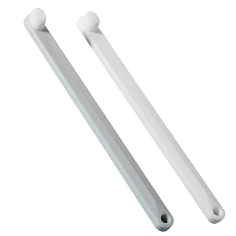 2 Pcs Small Dog & Cat Toothbrush - Soft, 360° Round Teeth Care (White + Grey, Long) White + Grey 1 count (Pack of 2)