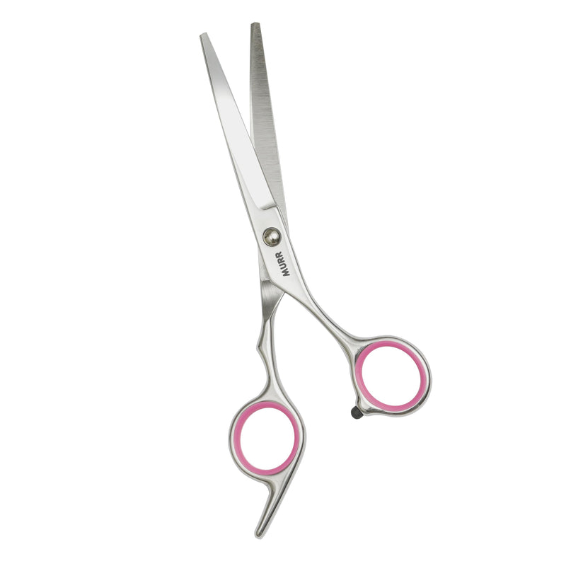 Dog Grooming Scissors, Curved Pet Grooming Scissors, Stainless Steel Hair Cutting Scissors for Dogs and Cats, Professional Trimming Tool with Safety Round Tip, 6 Inch - PawsPlanet Australia