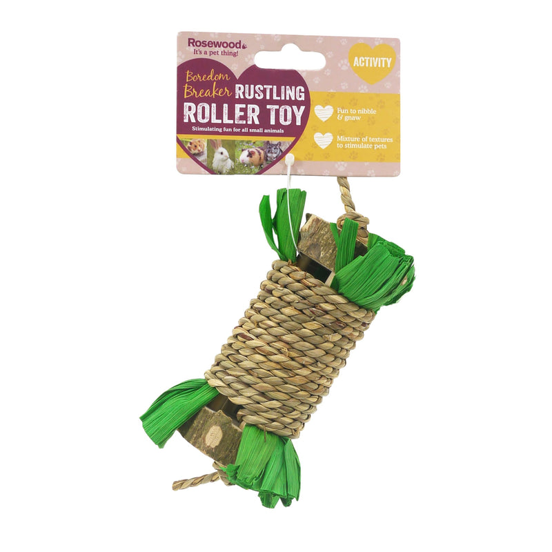 Rosewood Boredom Breaker Rustling Roller Small Animal Toy - PawsPlanet Australia