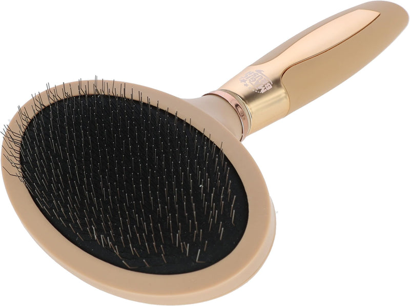 MagicBrush Soft Slicker Brush Dog 11 x 21 cm Golden - PawsPlanet Australia