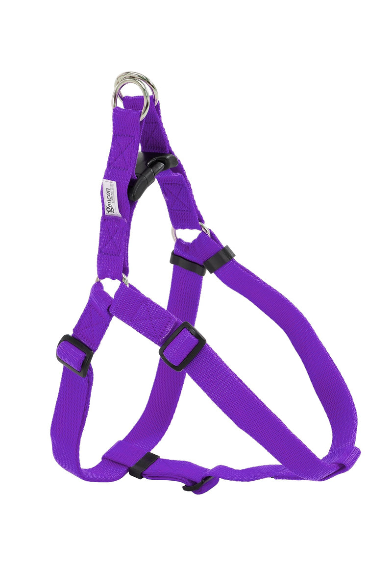 Walk-Through S/M Dog Harness - Soft, Gentle & Secure - Adjustable Fit, Single Lead Attachment Practical Dog Training & Behaviour Aid - Made in Britain - Purple - PawsPlanet Australia