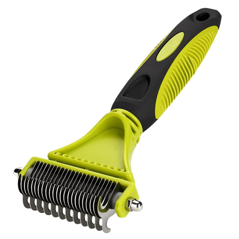 Namvo Dog Brush Cat Comb Dog Grooming Rake, Dematting Comb, Shedding Tool, Undercoat Rake for Small, Medium and Large Pets - PawsPlanet Australia