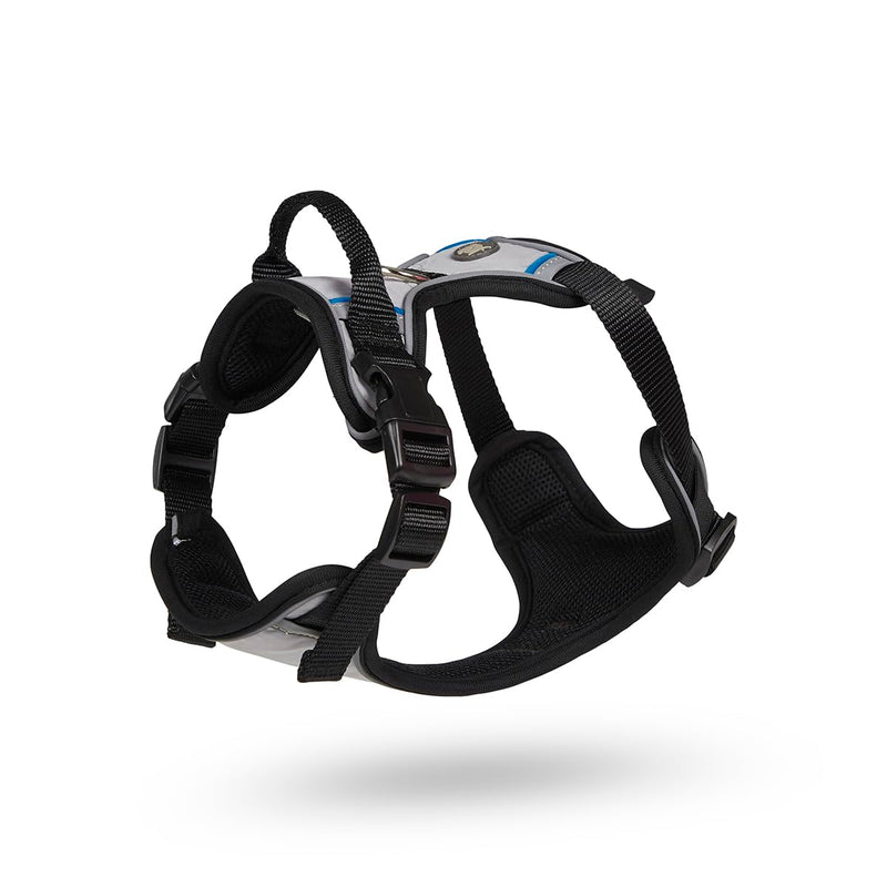 Petface Outdoor Paws Adventure Dog Harness, Silver/Grey, Medium (Pack of 1) Grey