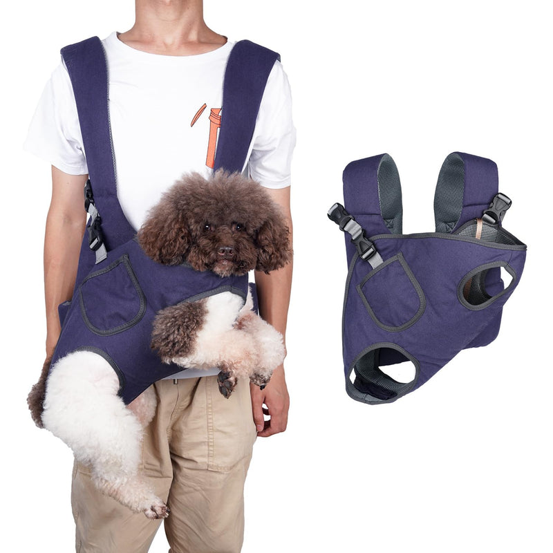 Pet Backpack Carrier, Pet out Backpack for Cat&Dog, Dog Travel Bag with Breathable Mesh, Adjustable Carrier for Small&Medium-sized Pets, Legs-out Easy-Fit Dog Carrier for Traveling, Cycling, Hiking M - PawsPlanet Australia