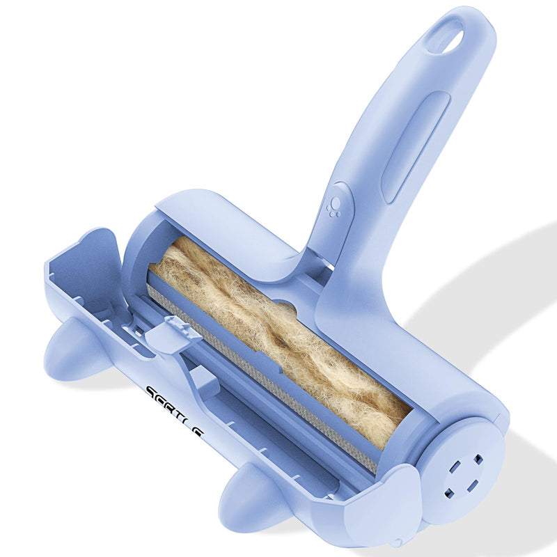 Pet Hair Remover Roller,Reusable Animal Hair Removal Brush for Dogs and Cats,Lint Remover Easy to Clean Pet Fur from Carpet,Sofa,Bedding,Furniture and Rugs,Blue Blue - PawsPlanet Australia