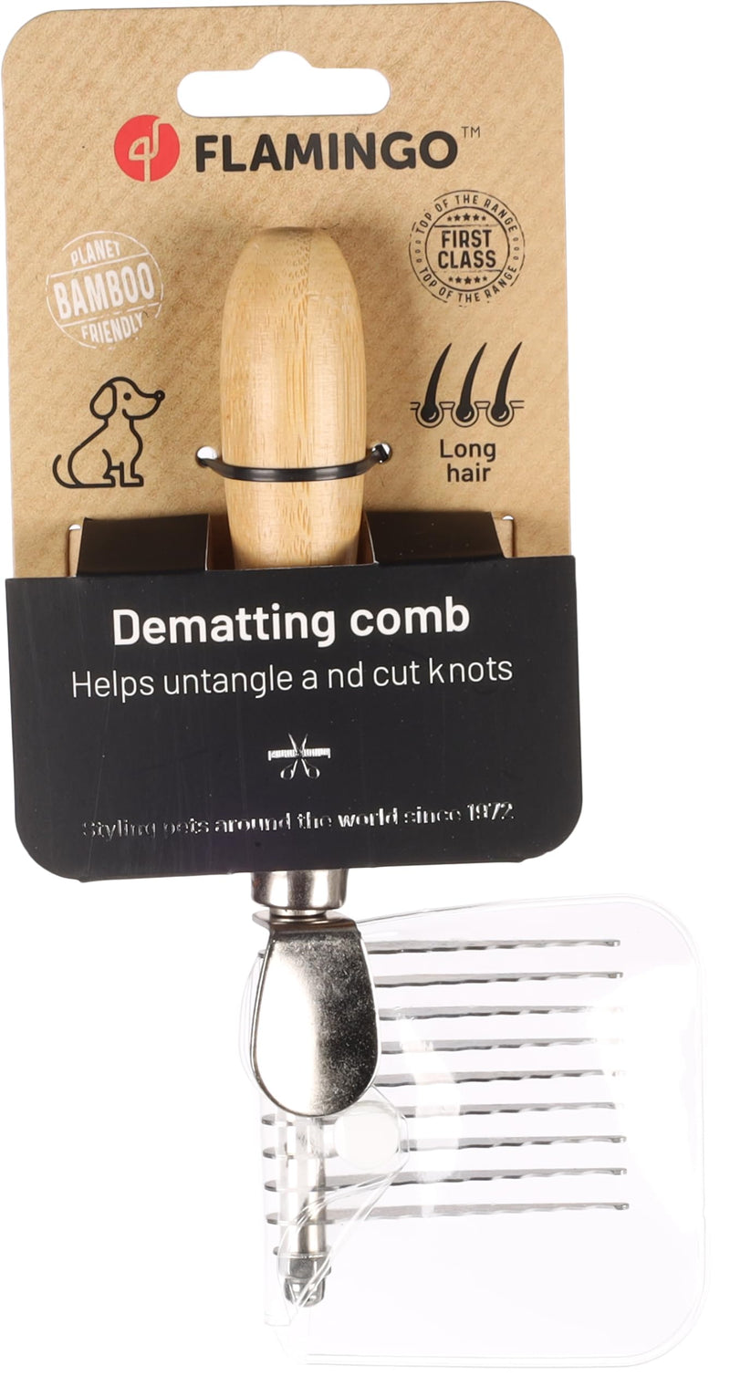 Flamingo DEMATTING COMB WITH HANDLE BABU