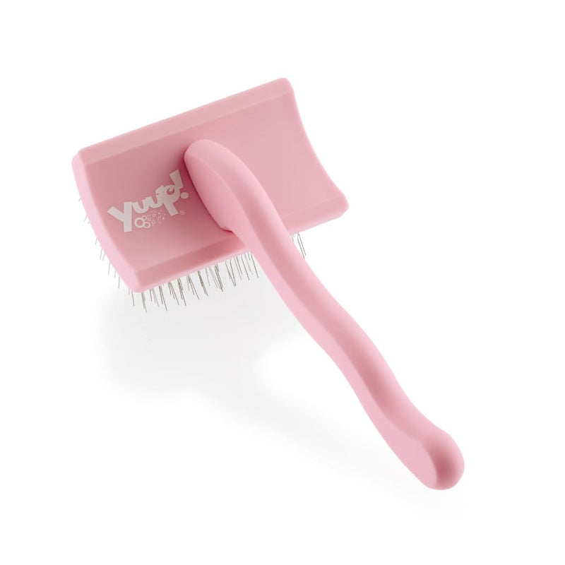 YUUP! - PINKBRUSH MINI Professional Long Teeth High Density Hair Brush Dog Cat Grooming Accessories - PawsPlanet Australia