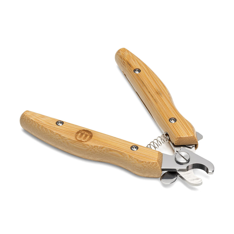 Mikki Bamboo Claw Clipper For Dogs & Cats, With Safety Stop to Reduce Risk of Over Clipping, Micro-serrated Blades for a Clean Cut, Blade Lock for Safe Storage, Suitable for All Pets, Large - PawsPlanet Australia