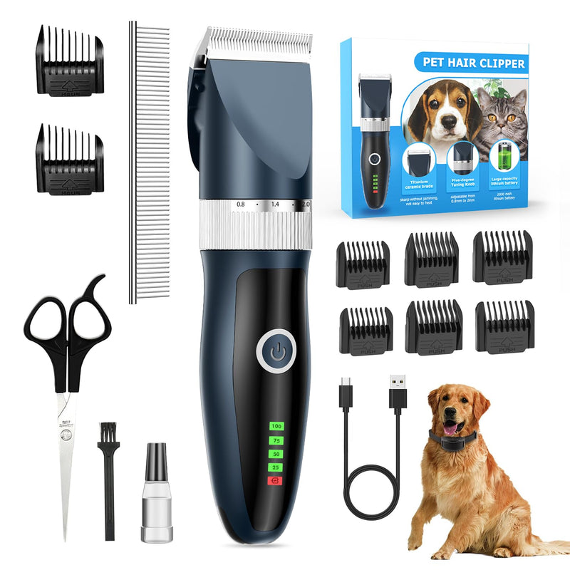 Quiet Dog Clipper, Professional Clipper, Dog Cat, Long Hair Cat Razor for Long Hair Cats, Electric Dog Trimmer, Cordless Hair Trimmer - PawsPlanet Australia