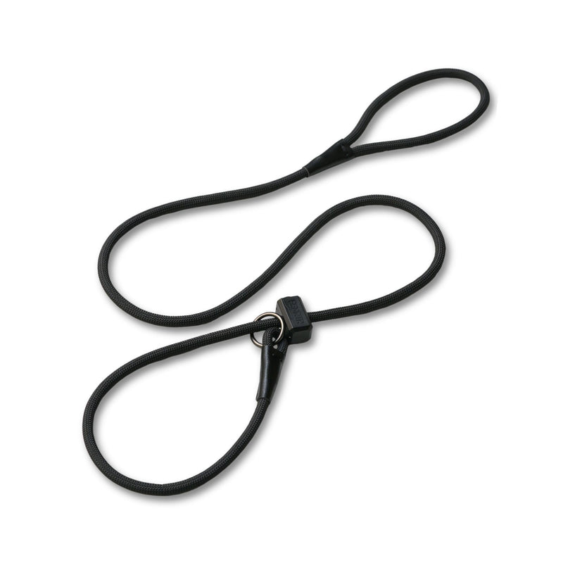 Fenrir Slip Leash 1.4m Professional Dog Training Lead To Stop Pulling, Perfect For Walks, Easy To Use, Spring Loaded Stopper, Light Weight And Durable Black - PawsPlanet Australia