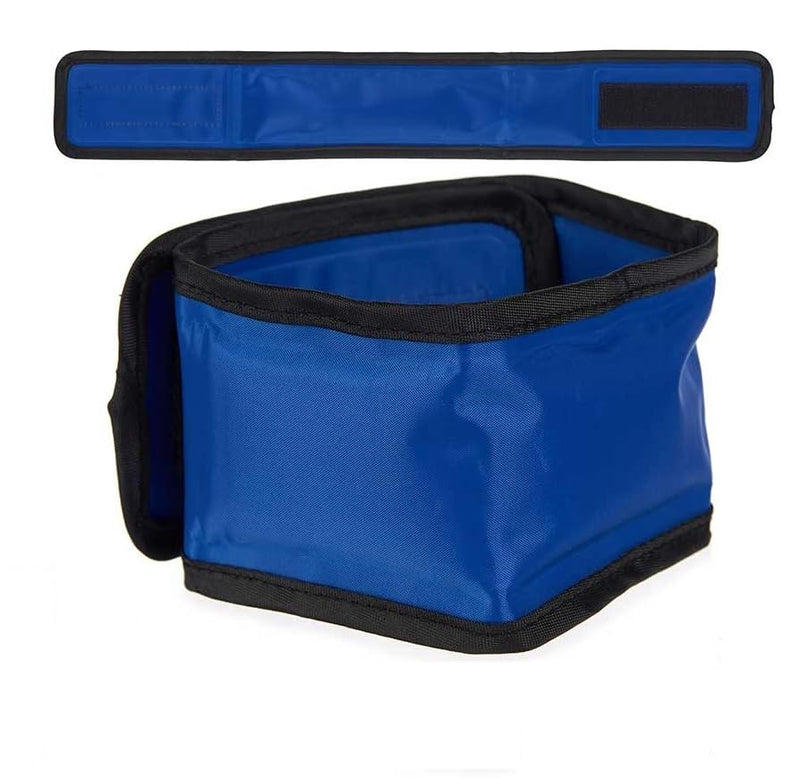 Cooling Collar for Pets - Cooling Scarf for Dogs | Hygienic and Protective | Lasting Refreshing Effect - Refreshing Gel | Safe and Hygienic (Blue - M 45 cm) Blue M - 45 cm
