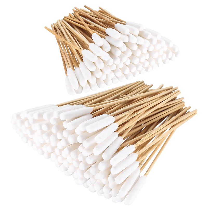 200 Pcs Dog Ear Cleaning Swabs, 12cm/15cm Extra Large Cotton Budss, Dog Ear Buds Cleaning Swab Sticks, Pet Cat Dog Earbuds Cleaner Cotton Buds, cCotton Swab Sticks