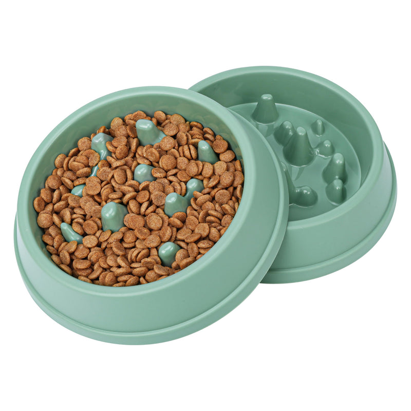 Belle Vous Slow Feeder Dog Food Bowls (2 Pack) - 350ml Dog Slow Feeder Bowls for Small-Large Dogs - Puppy & Dog Feeding Bowl Set To Slow Down Eating - PawsPlanet Australia