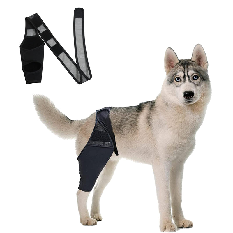 DKDDSSS Dog Knee Brace and Elbow Protector Combo - Dog Surgery Recovery Suit - Dog Leg Brace and Elbow Guard for Wound Protection - Size XL