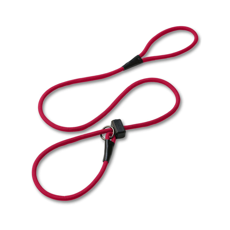 Fenrir Slip Leash 1.4m Professional Dog Training Lead To Stop Pulling, Perfect For Walks, Easy To Use, Spring Loaded Stopper, Light Weight And Durable (Red) Red - PawsPlanet Australia