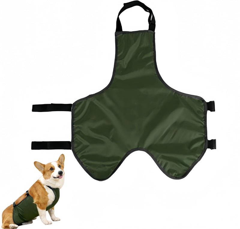 Dog Belly Protector, CAASFOOY Dog Bib, Warm Pet Belly Vest, Dog Cooling Vest, Dog Belly Band, Clothes for (L)