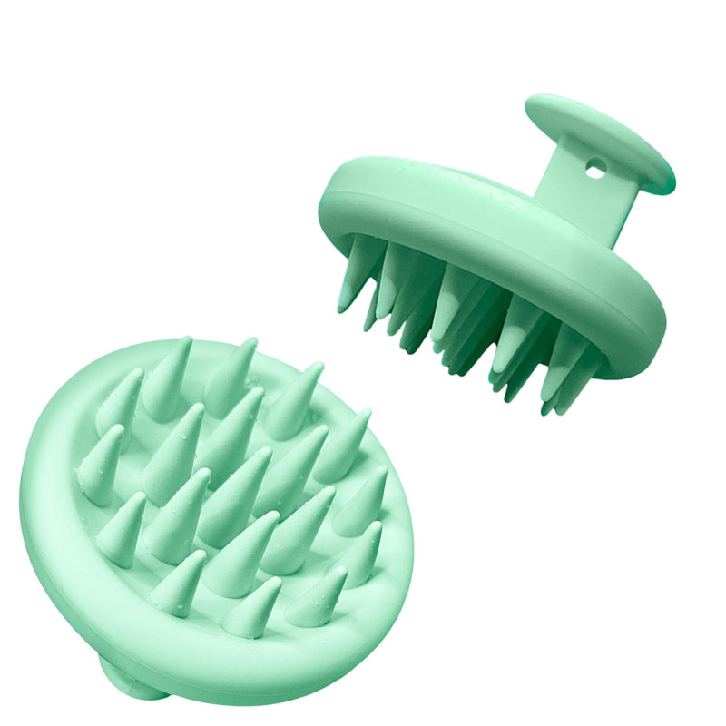 Premium Brush Dog Brush Cat Brush Dog Care Massage Brush Bath Brush Soft Silicone Bristles Dogs Cats Short Hair & Long Hair Rubber Curry for Brushing Loose (Light Green) light green