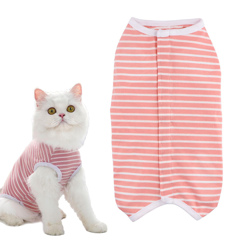 Amexo Recovery Suit for Dogs Alternative Electronic Cone Collar Anti-Licking Post-op Jumpsuit Dog Surgical Recovery Suit for Dog Cats (Pink, M) Pink