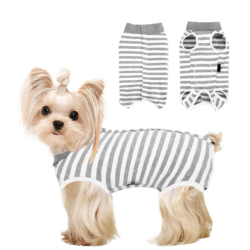 Amexo Dog Surgery Suit, Dog Surgery Recovery Suit Surgery Suits for Dogs Pet Shirt Dog Clothes for Allergies Wound Protection Cone Alternative (S) S