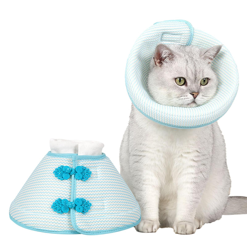Cat Cone Collar Soft, Adjustable SoftCat Cone, Cat Recovery Collar for Anti-Bite Lick Suitable, Breathable Soft Conefor Cats Convenient Eating, Cats Surgery Collarfor Wound Healing