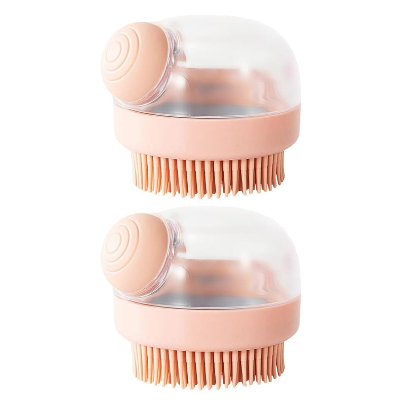 Pet Grooming Bath Massage Brush Dog Cat Bath Brush Pet Massage Dispenser Grooming Shower Brush Bath Shampoo Massage Dispenser Shower Brush - PawsPlanet Australia