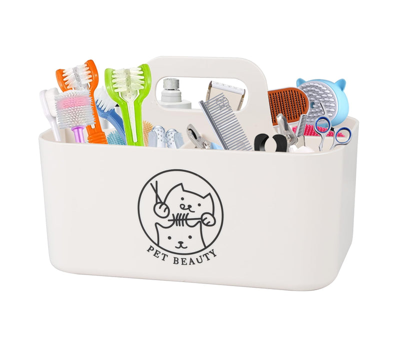 Dog Grooming Supplies Organiser,Pet Grooming Bag Horse Grooming Box with Removable Dividers for Dog Stuff - PawsPlanet Australia