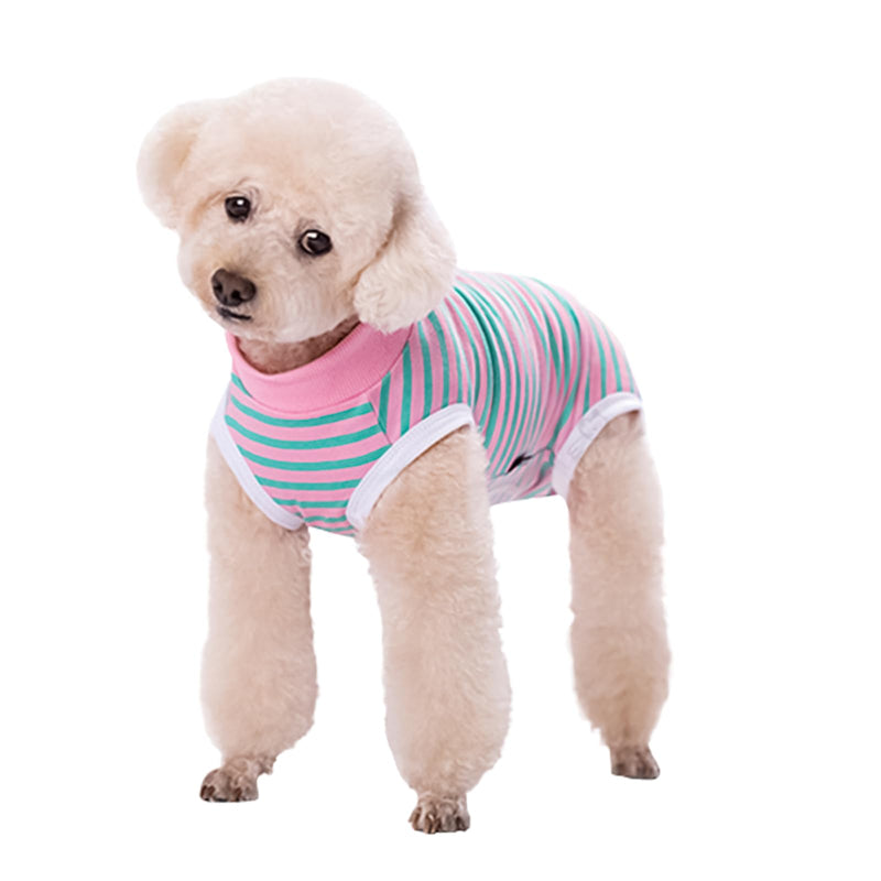 Dog Surgery Suit, Soft Dog Surgical Bodysuit for Allergies Wound Protection Cone Alternative (M) M
