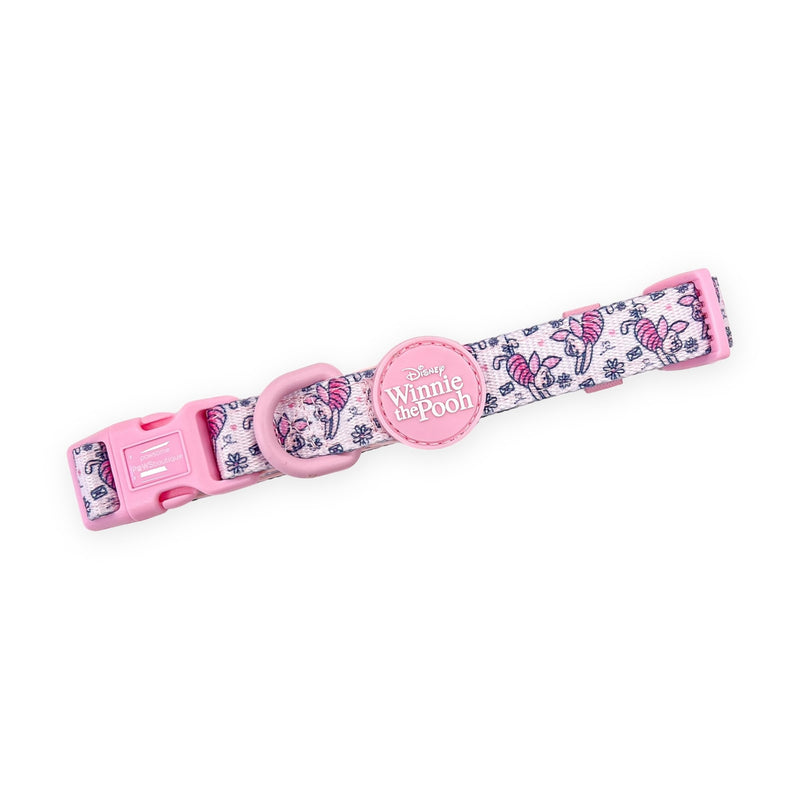 Pawsome Paws Boutique Piglet Extra Small Adjustable Disney Collar with Soft Lining and Secure D-Ring