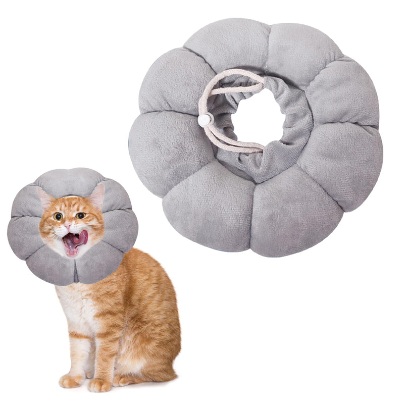 TYXHXTF Elizabethan Cat Collar, Cat Recovery Collar, Soft Anti Bite Collar, Protective for After Surgery, Licking Anti-Bite, Wound Recovery Healing