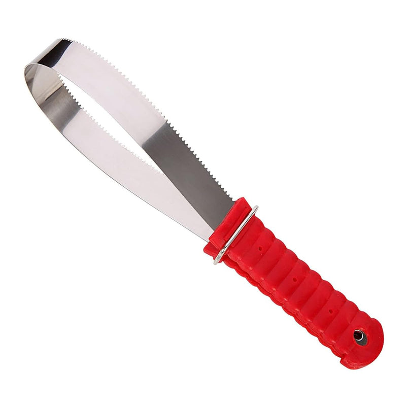Horse Groming Shedding Stainless Steel Double Sided Hair Brush Scraper with Rubber Handle, for Dogs and Horses