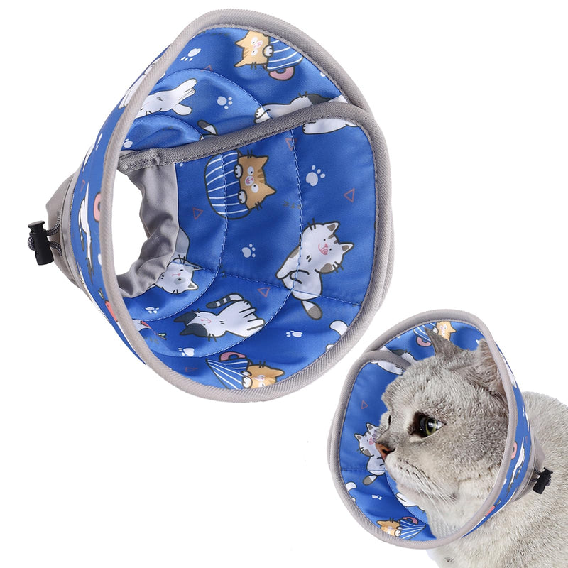 Cat Cone Collar Soft,Adjustable Cat Recovery Collars to Stop Licking After Surgery,Elizabethan Collar for Pet Kitten Puppy