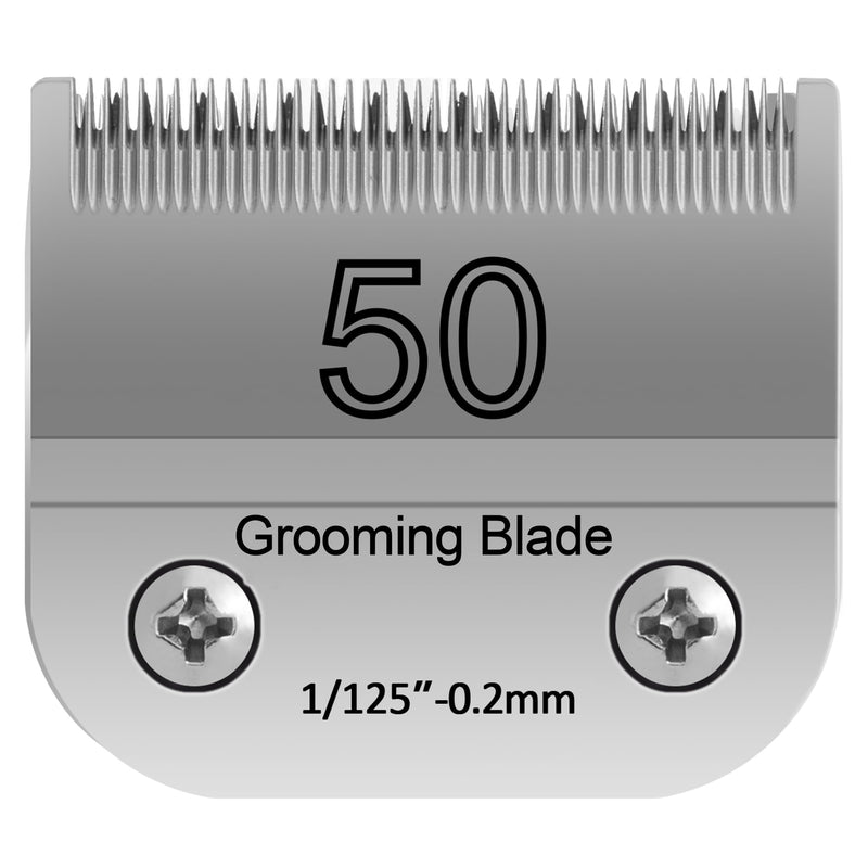 #50 0.2mm Clipper Blades Pet Grooming Clipper Replacement Blades Detachable Blade Compatible with andis/wahl/Oster Dog Clippers - PawsPlanet Australia