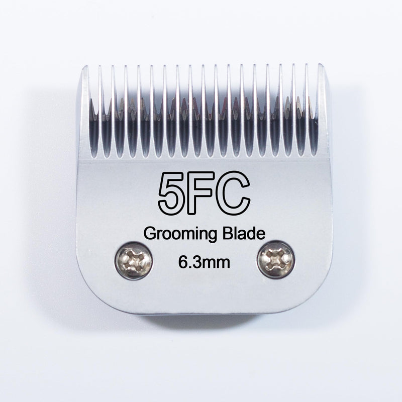 Steel Detachable Pet Clipper Blade 5F 6.3mm Compatible with Most Andis/Oster/Wahl A5 Dog Grooming Clippers, Made Using Japanese High Carbon Steel S5F-1PACK - PawsPlanet Australia