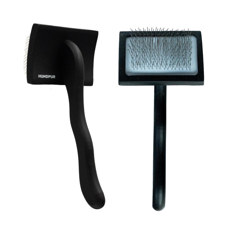 Fur Brush - Dog Brush for Long and Short Hair - Hair Removal & Grooming - Ergonomic Handle - Skin-friendly - Noticeable Quality - Size S - PawsPlanet Australia