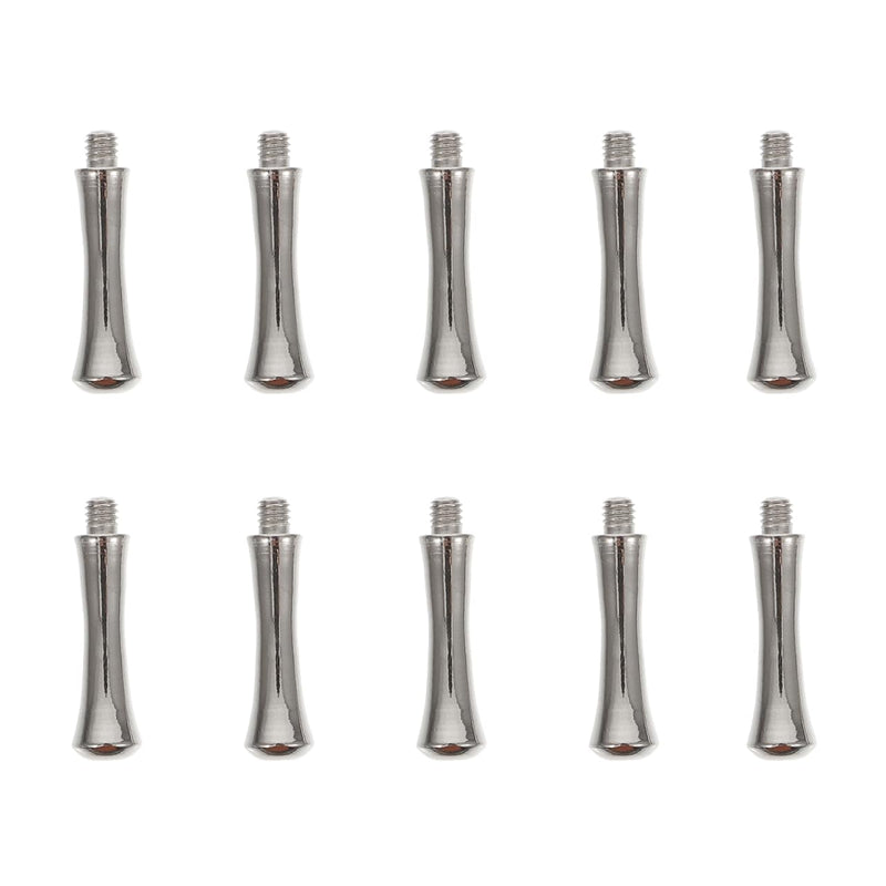 10Pcs Scissors Finger Rest Silver Stainless Steel Hairdressing Scissor Parts for Pet Grooming Comfortable Finger Holders for Salon and Home Use