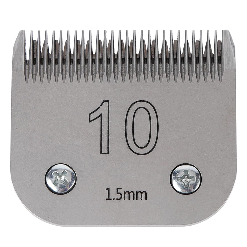 Detachable Steel Pet Dog Grooming Blades Size 10 1/16"(1.5mm) Dog Grooming Replacement Blade Compatible with Andis/Wahl/Oster Dog Clippers Made of Steel Stainless Steel Blade - PawsPlanet Australia